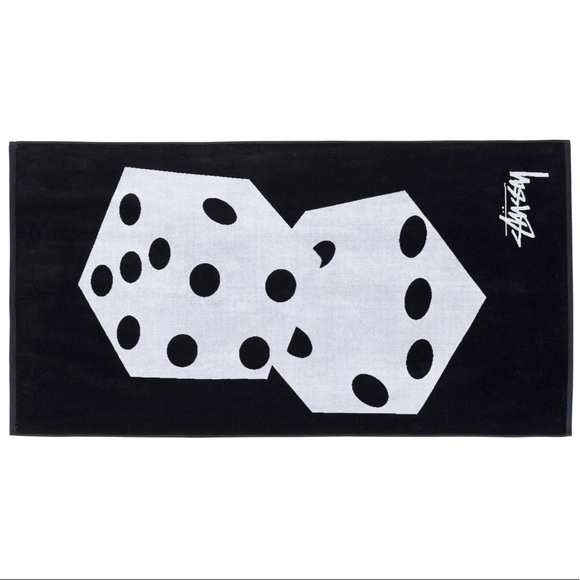 Stussy Dice Jacquard Beach Towel - Picture 2 of 2